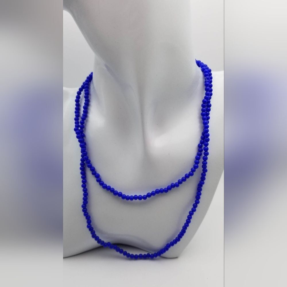 Valley of forever purple‎ royal beaded necklace